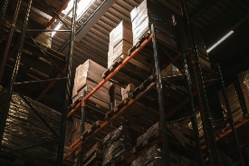 Modern Logistics Warehouse Pallets